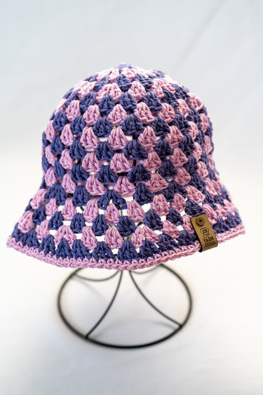 Crochet Bucket Hat - Purple